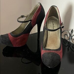 Charlotte Russe Black and Red Heels